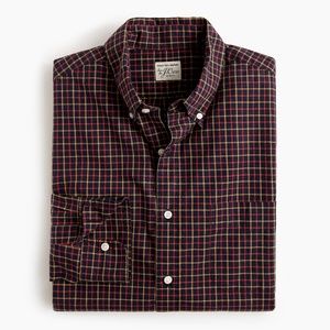 New J Crew Slim Stretch Secret Wash Poplin Shirt